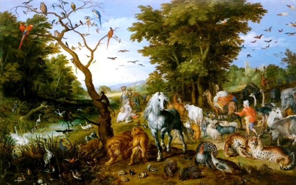 Ян Брейгель старший. Ной собирает животных в ковчег