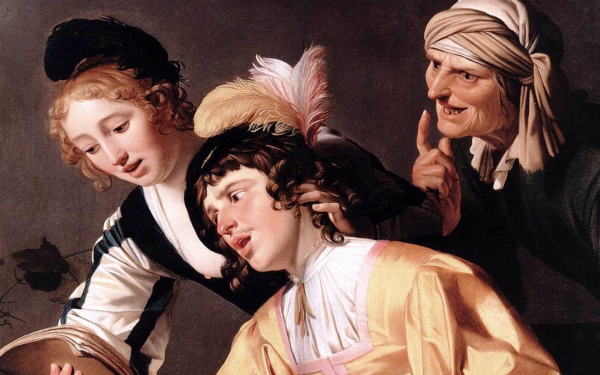 Геррит ван Хонтхорст. Пение