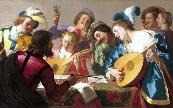 Геррит ван Хонтхорст. Музыка