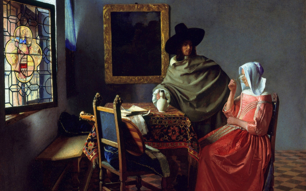 Ян Вермеер. Бокал вина