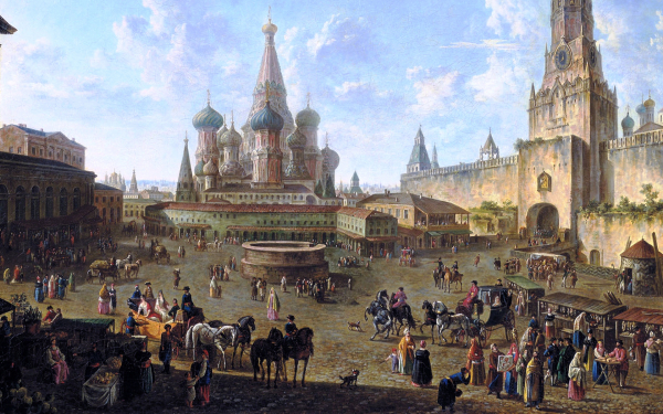 Федор Алексеев. Москва Красная площадь