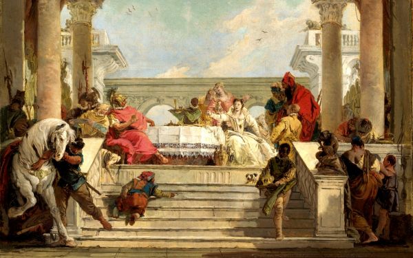 Джованни Баттиста Тьеполо. Пир Клеопатры