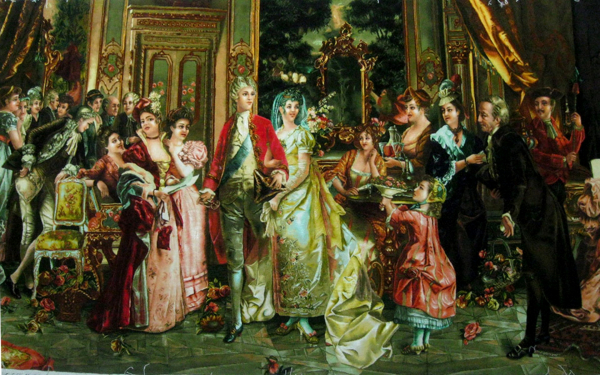 Картина художника Артуро Риччи