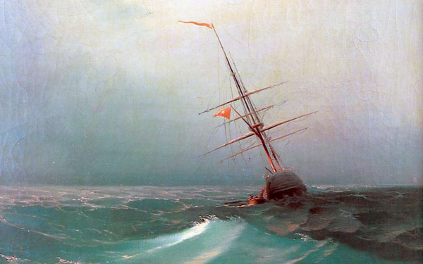 Иван Айвазовский. Ночь. Голубая волна