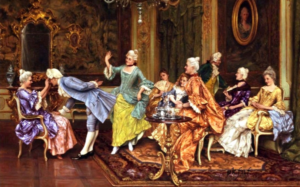 Артуро Риччи. Веселая компания