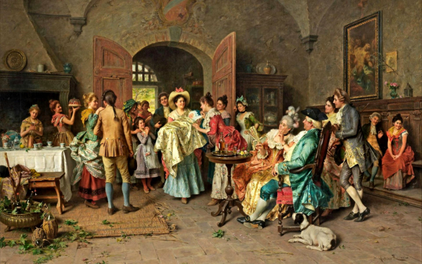 Артуро Риччи. Счастливое крещение