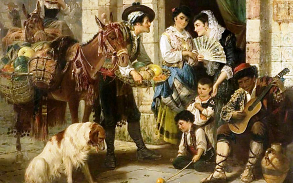 Роберт Кемм. Продавец испанских фруктов