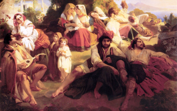 Франц Ксавьер Винтерхальтер. Ничего не делая