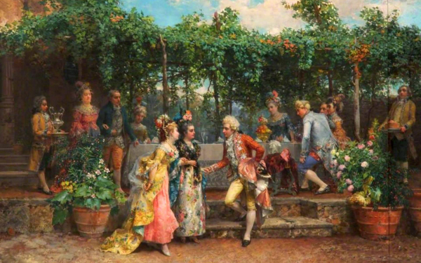 Чезаре Аугусто Детти. Вечеринка в саду