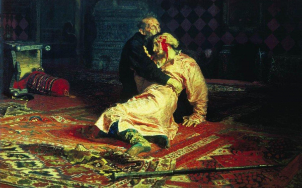 Илья Ефимович Репин. Иван Грозный и сын его Иван