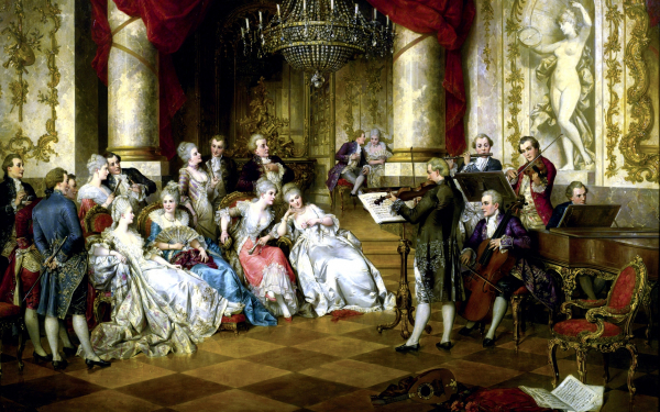 Австрийский художник Карл Швенингер. Концерт