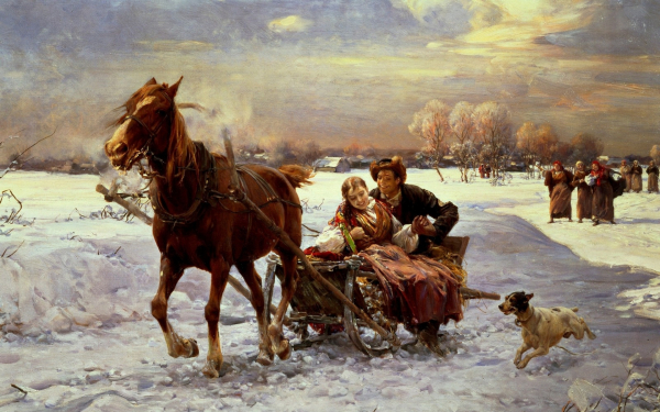 Альфред Ян Максимилиан Веруш-Ковальский. Зимние катания