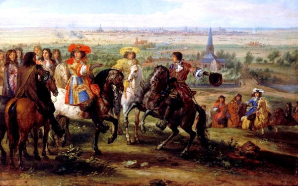 Адам Франс ван дер Мёлен. Людовик XIV при осаде Лилля в августе 1667 год