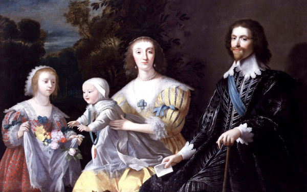 Геррит ван Хонтхорст. Герцог Бэкингем и его семья