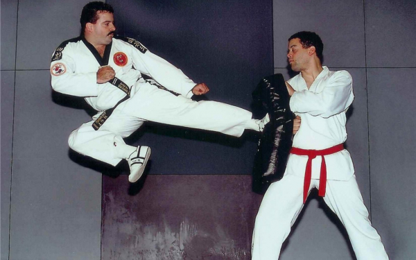 Тренировка бойцов карате