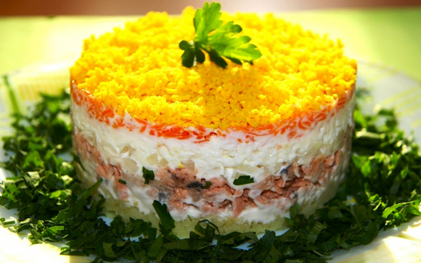 Слоеный салат