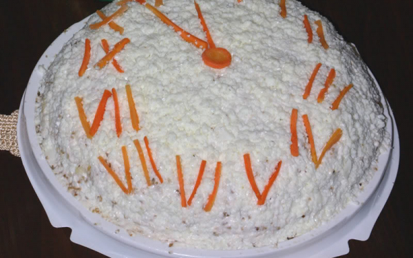 Салат  новогодний