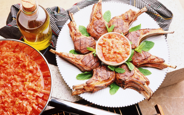 Баранина барбекю с кетчупом