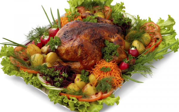 Цыпленок  жареный