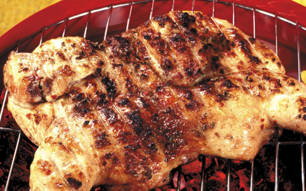 Цыпленок на решетке