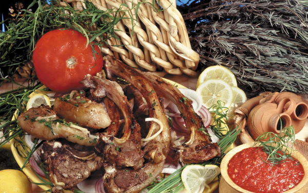 Жареные ребрышки