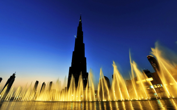 Фонтаны, Дубай, ОАЭ