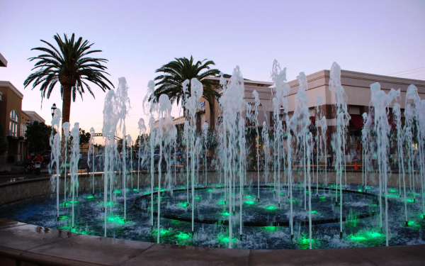 Фонтан в Розуэлле, Нью-Мексико