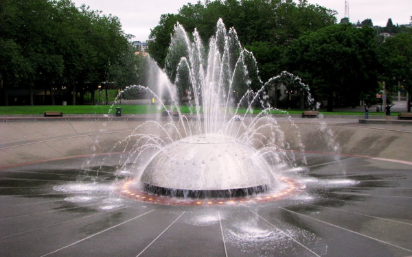 Фонтан в Сиэтле