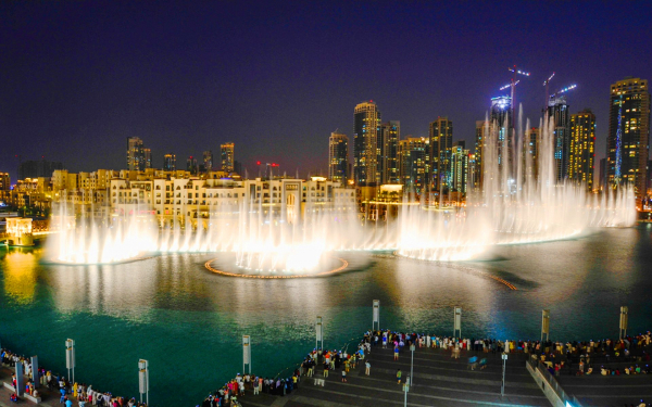 Дубайские фонтаны