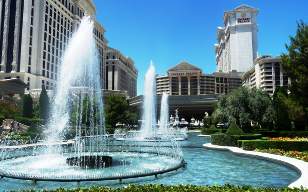 Фонтан в Лас- Вегасе