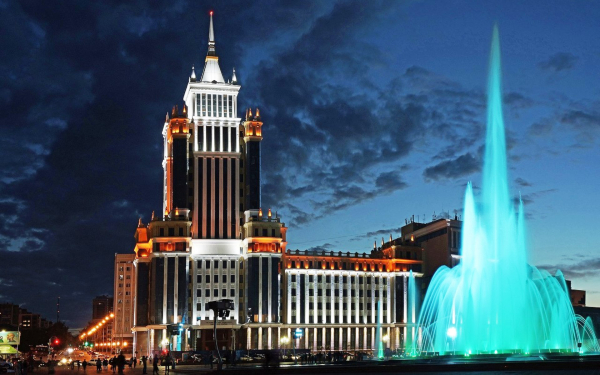 Фонтан в Саранске