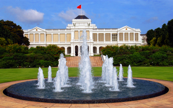 Фонтан в Сингапуре