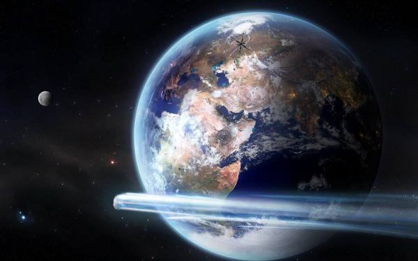 Комета пролетела рядом с Землей