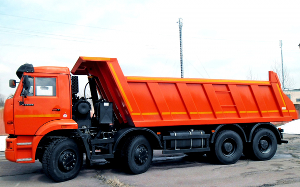 Камаз 65201 - четырехосный самосвал