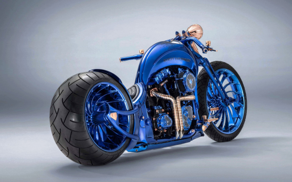 Harley Davidson Blue Edition