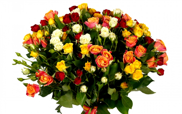 Букет из кустовых роз