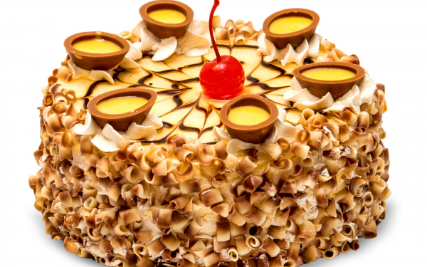 Торт с вишенкой