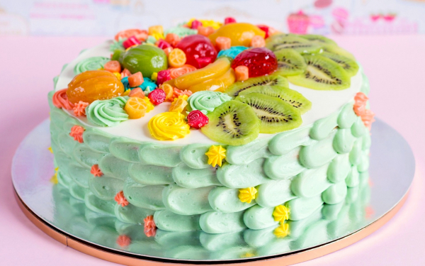 Торт с фруктами