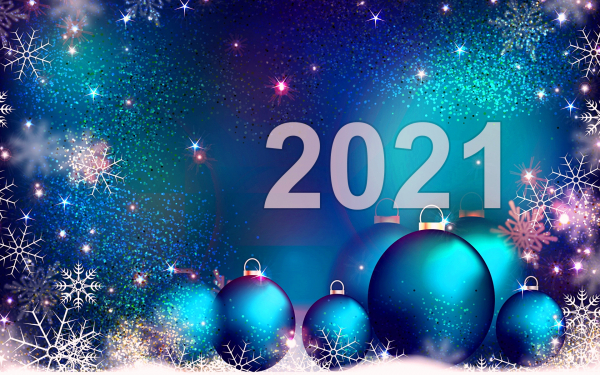 Снежинки шары Новый год