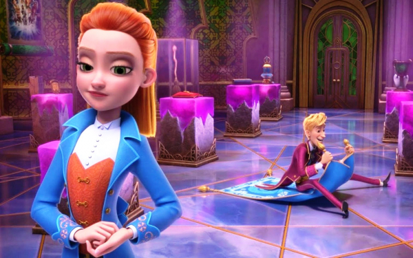 Кадр из мультфильма Ганзель, Гретель и Агентство Магии