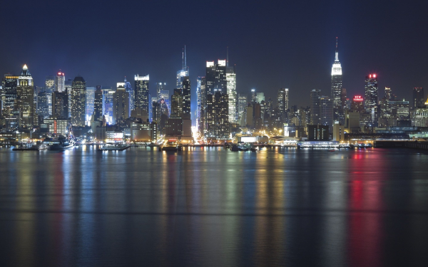 Нью-Йорк вид с залива