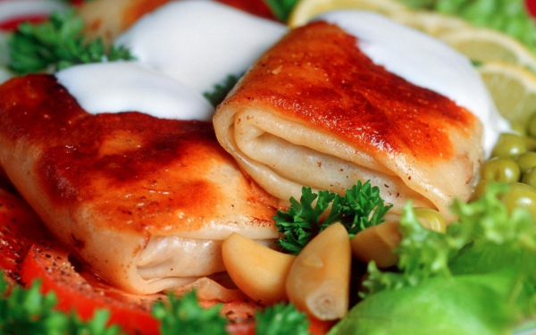 Фаршированные блинчики