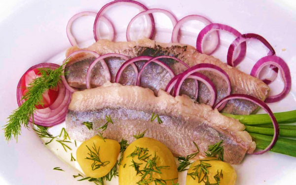 Селедка с картошкой