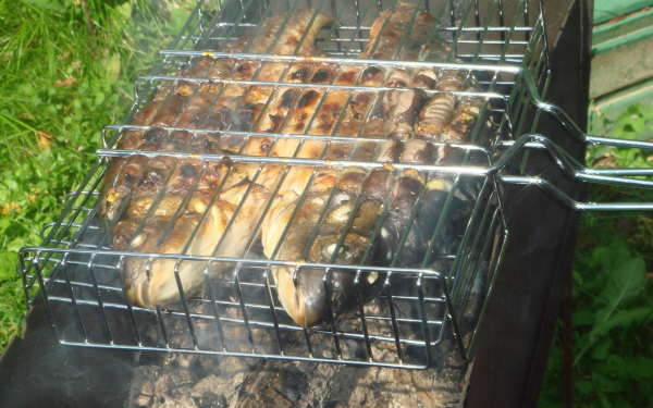 Рыба на решетке