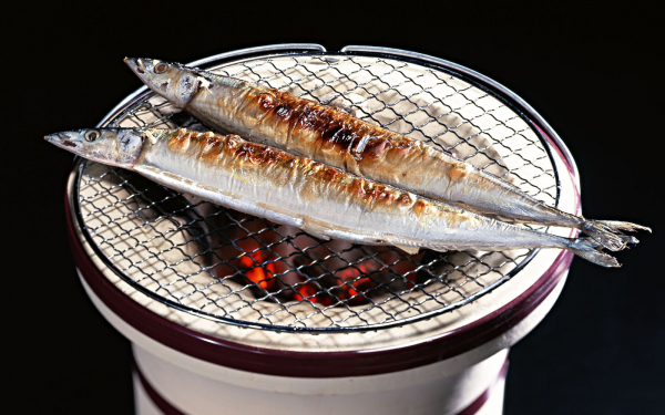 Рыба на решетке по японски