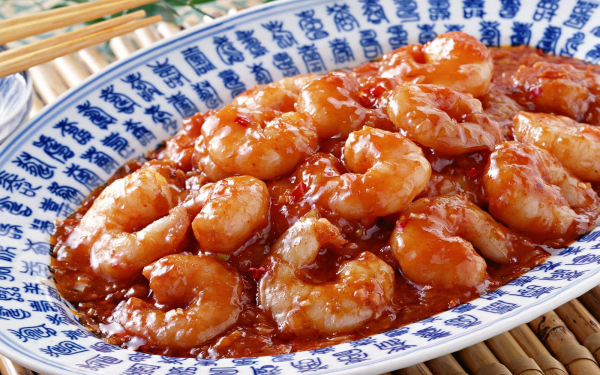 Креветки в соусе