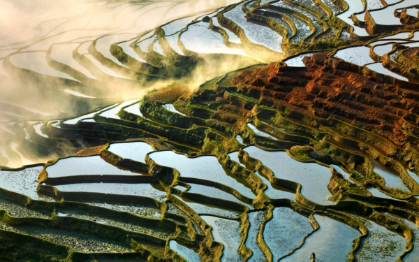 Рисовые террасы провинции Юньнань