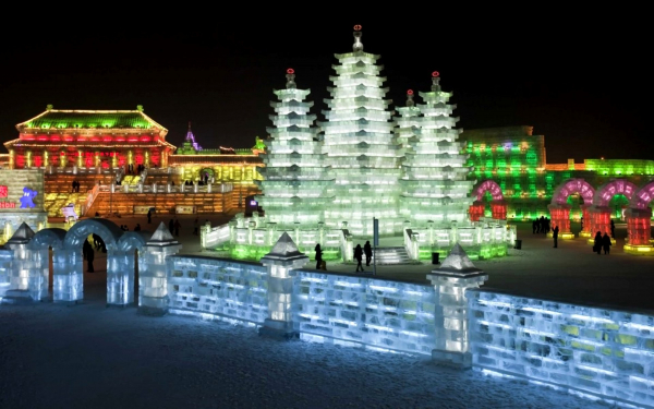 Ледяной городок в Харбине