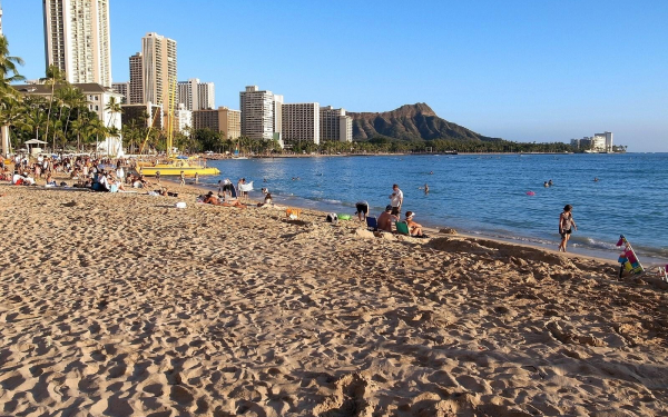 Пляж в Гонолулу