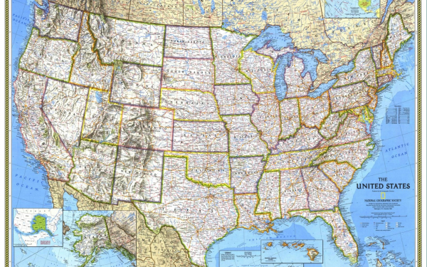 Карта США